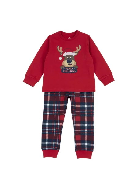 Chicco Pijamale bleumarin / roșu / roșu bordeaux alb