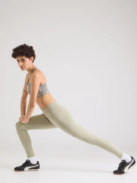 PUMA Športové nohavice Essential kaki čierna