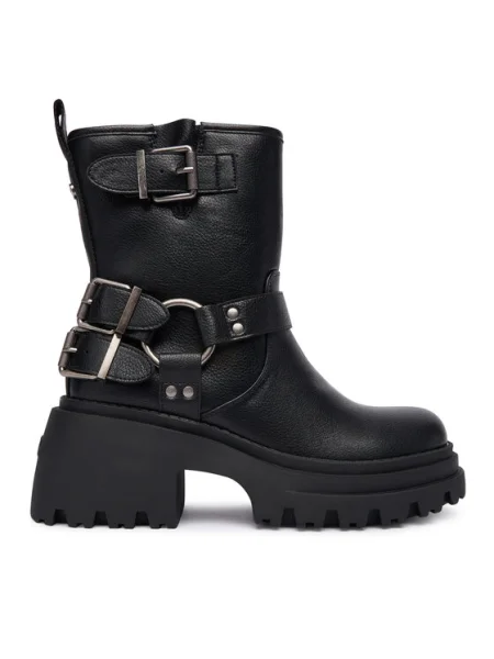 Pantofi Buffalo biker negru
