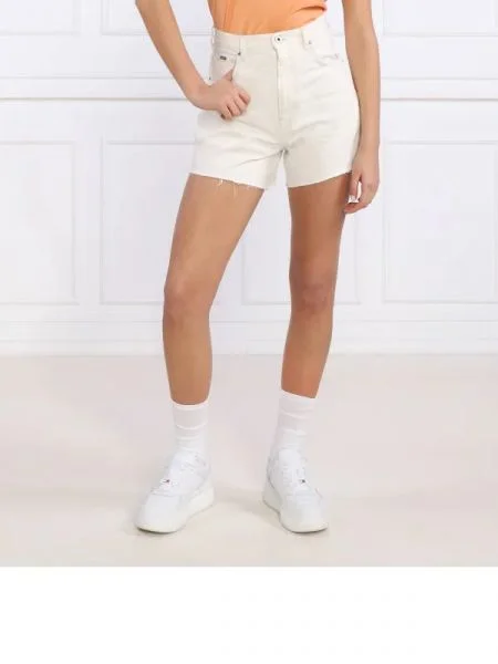 Pepe Jeans London Pantaloni scurți RACHEL alb