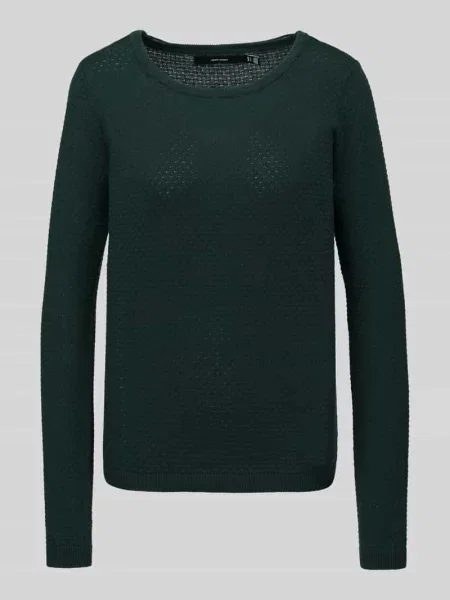 Sweter w kroju regular fit z czystej bawełny model CARE' Vero Moda