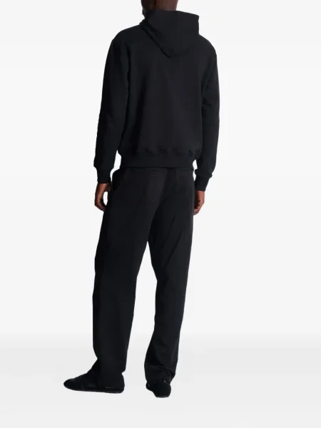 Hanorac cu glugă Balmain cu imagine negru