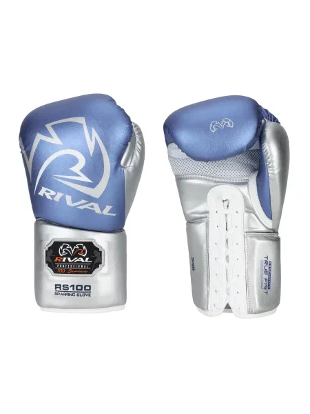 Рукавиці боксерські Rival Professional blue/silver сині