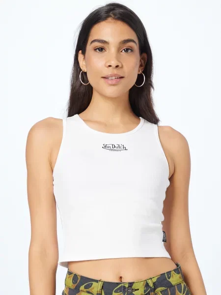 Ujjatlan felső Von Dutch Originals fehér