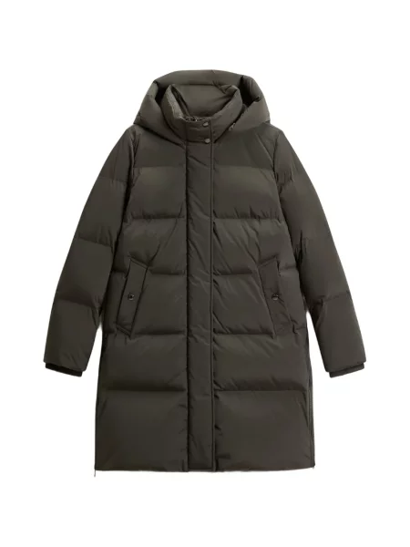Matlasat geacă parka Woolrich verde
