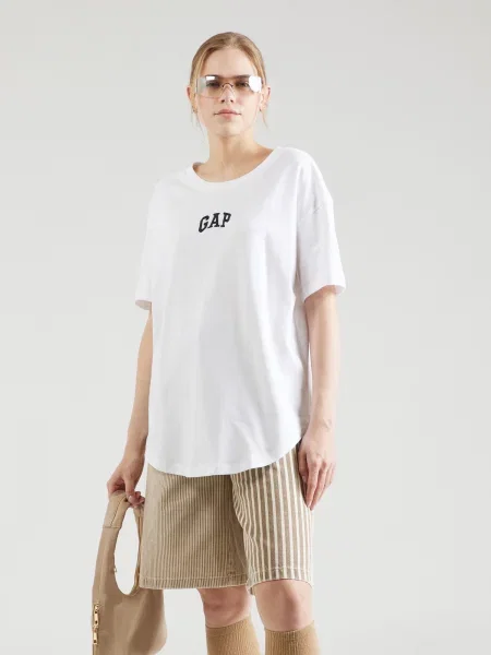 GAP Tricou negru alb