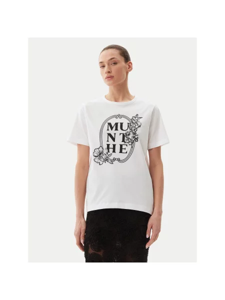 Munthe Футболка Fynella Regular Fit білий