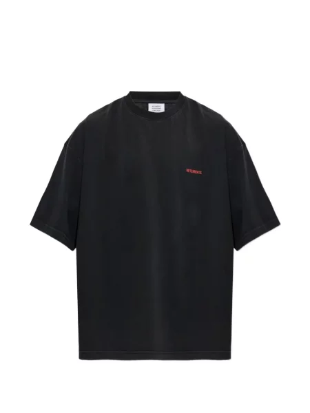Tricou Vetements cu imagine negru