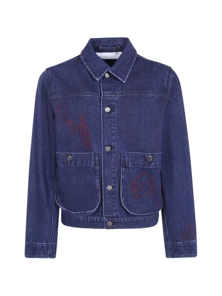 Geacă de blugi Ps Paul Smith albastru