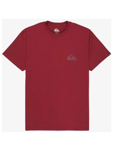 Koszulka Quiksilver Ev Mini Logo krótki rękaw ciemnoczerwona S czerwona