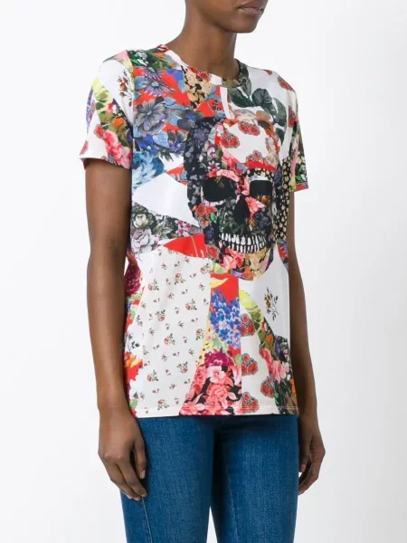 Koszulka Alexander Mcqueen w kwiatki