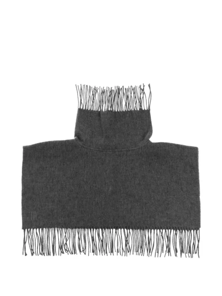 Fular By Malene Birger cu franjuri gri