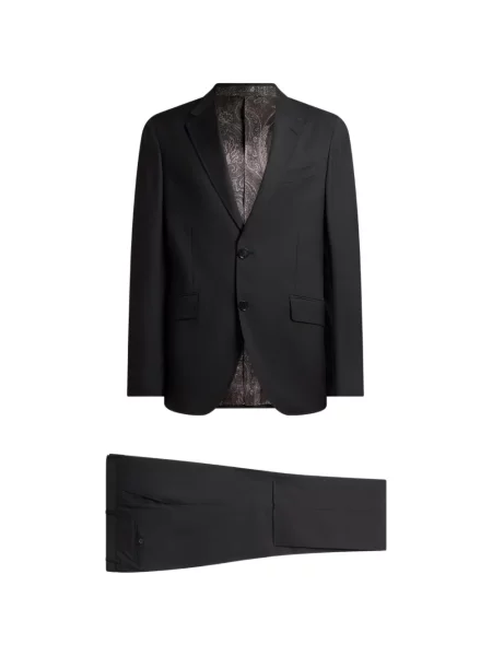 Costum Etro de lână negru