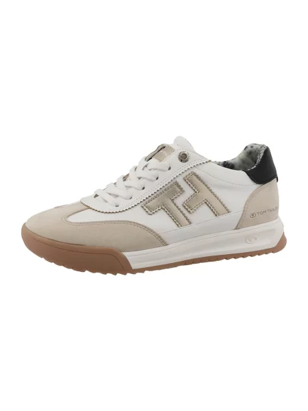 Sneakerși Tom Tailor alb