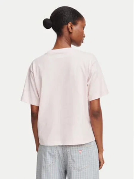 Guess Jeans T-shirt Svijetlo roza Boxy Fit