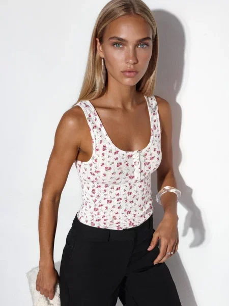 Busem Top zöld / magenta fehér