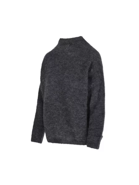 Lniany sweter Max Mara szary