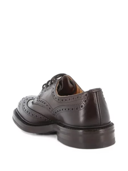 Iš natūralios odos brogue batai Tricker's ruda