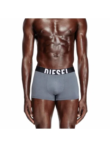 DIESEL Boxeralsók szürke / fekete fehér