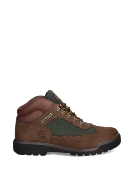 Μποτάκια Timberland με κορδόνια με δαντέλα καφέ