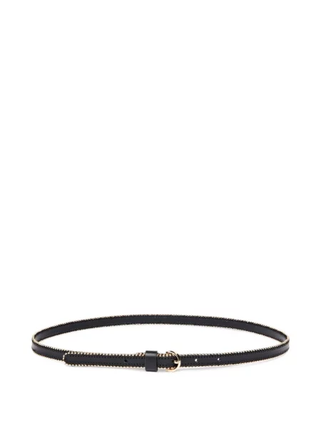 Curea Pinko din piele cu tepi negru