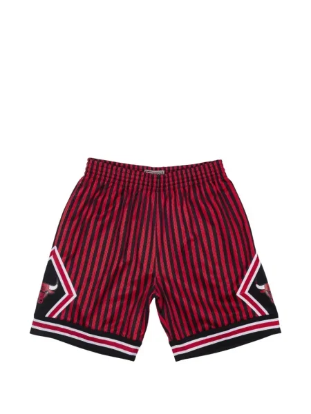 Pantaloni scurți Mitchell & Ness cu dungi roșu
