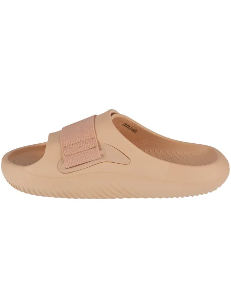 Šľapky Crocs Mellow Luxe Recovery Slide Shitake béžová