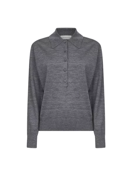 Sweter Dries Van Noten wełniany szary