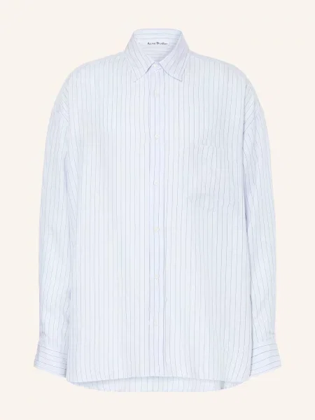 Acne Studios Koszula Custom Fit blau biała
