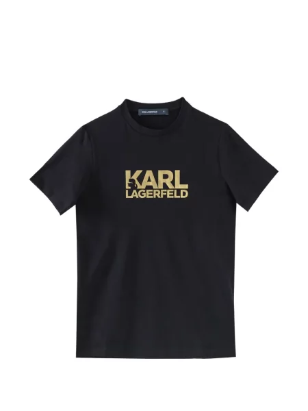 Tricou Karl Lagerfeld cu imagine negru