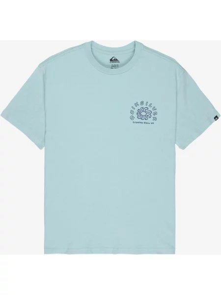 Koszulka Quiksilver Curve Palm krótki rękaw S niebieska