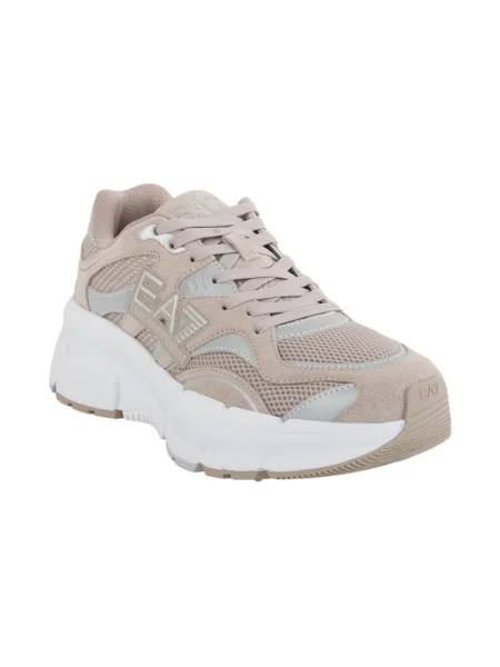 Sneakersy Emporio Armani Ea7 beżowe