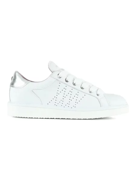 Sneakersy Panchic skórzane białe