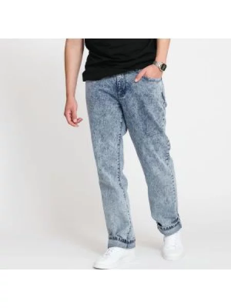 Jeans Urban Classics Loose Fit Jeans light skyblue acid modré