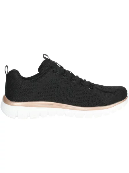 Félcipő Skechers fekete