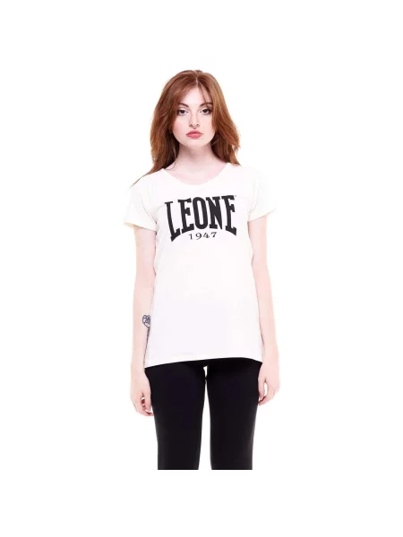 Scurt tricou Leone 1947 cu mâneci scurte alb