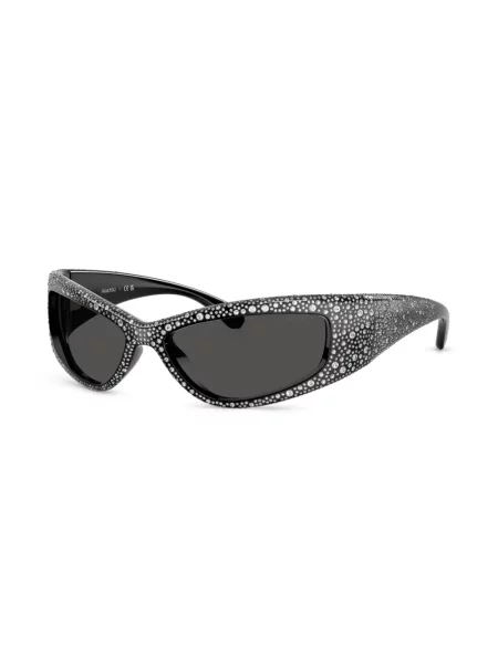 Ochelari de soare Swarovski de cristal negru