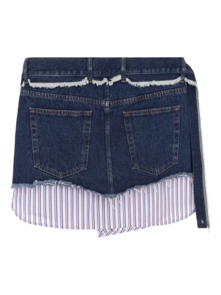 Fustă din denim Meryll Rogge albastru