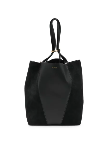 Geantă Chloé din piele negru