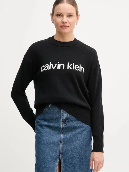 Calvin Klein Jeans pulover crna