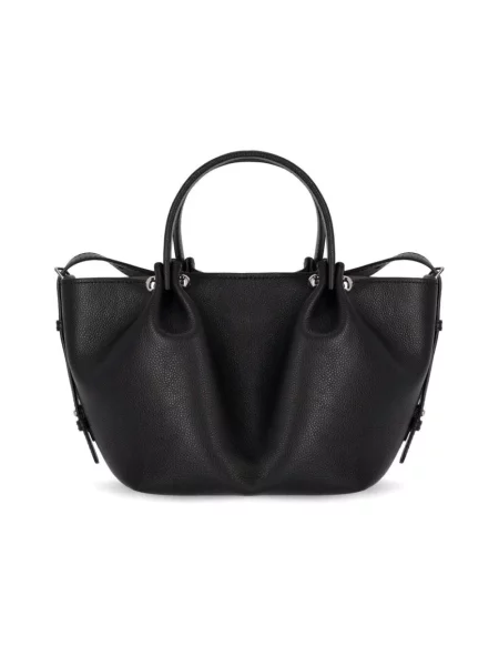 Torba podróżna Weekend Max Mara skórzana czarna
