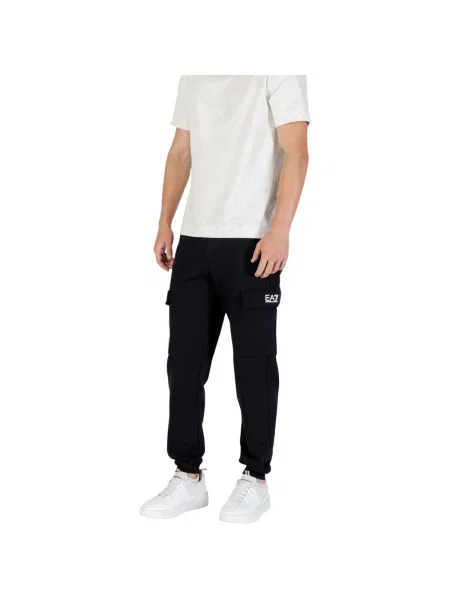 Pantaloni sport Emporio Armani Ea7 negru