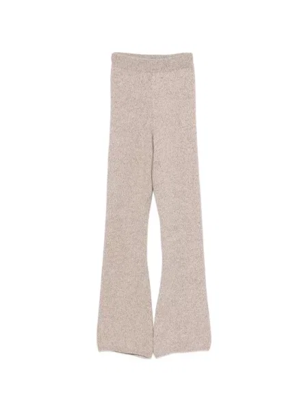 Pantaloni Ely Ely tricotate evazate