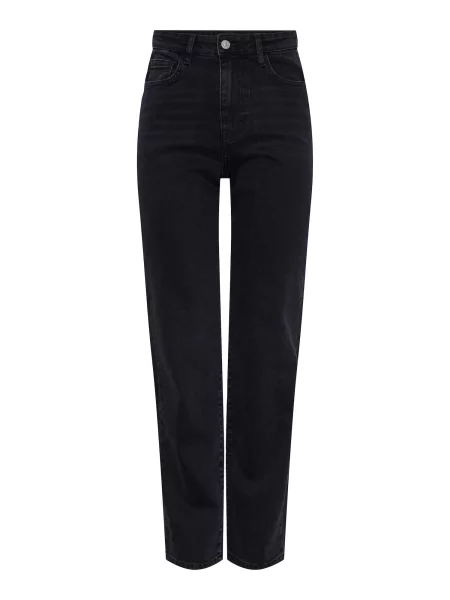 PIECES Jeans KELLY denim negru