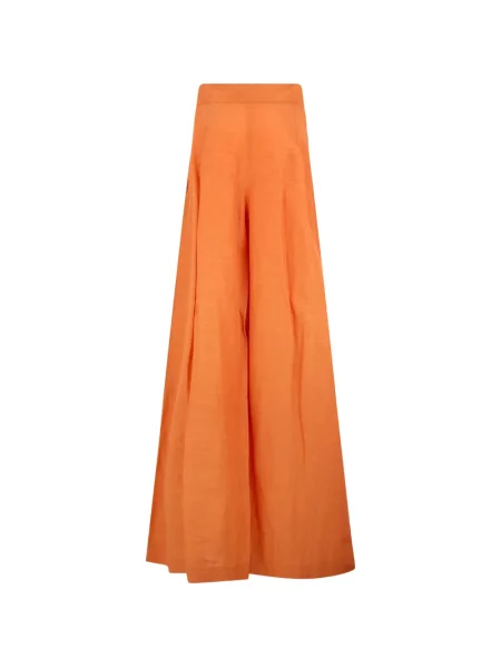 Fusta maxi Alberta Ferretti plic portocaliu