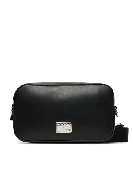 Geanta crossbody Tommy Jeans negru