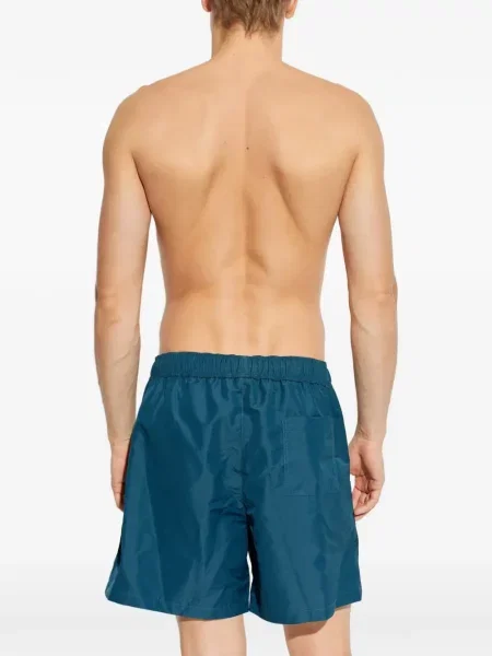 Slip de baie Versace cu dungi albastru