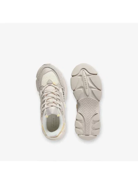 Кроссовки Lacoste бежевые