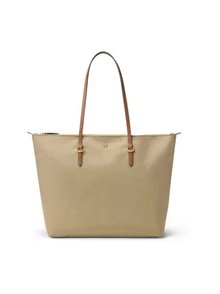 Shopperka Ralph Lauren beżowa