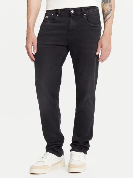 Jeansy Tommy Jeans černé